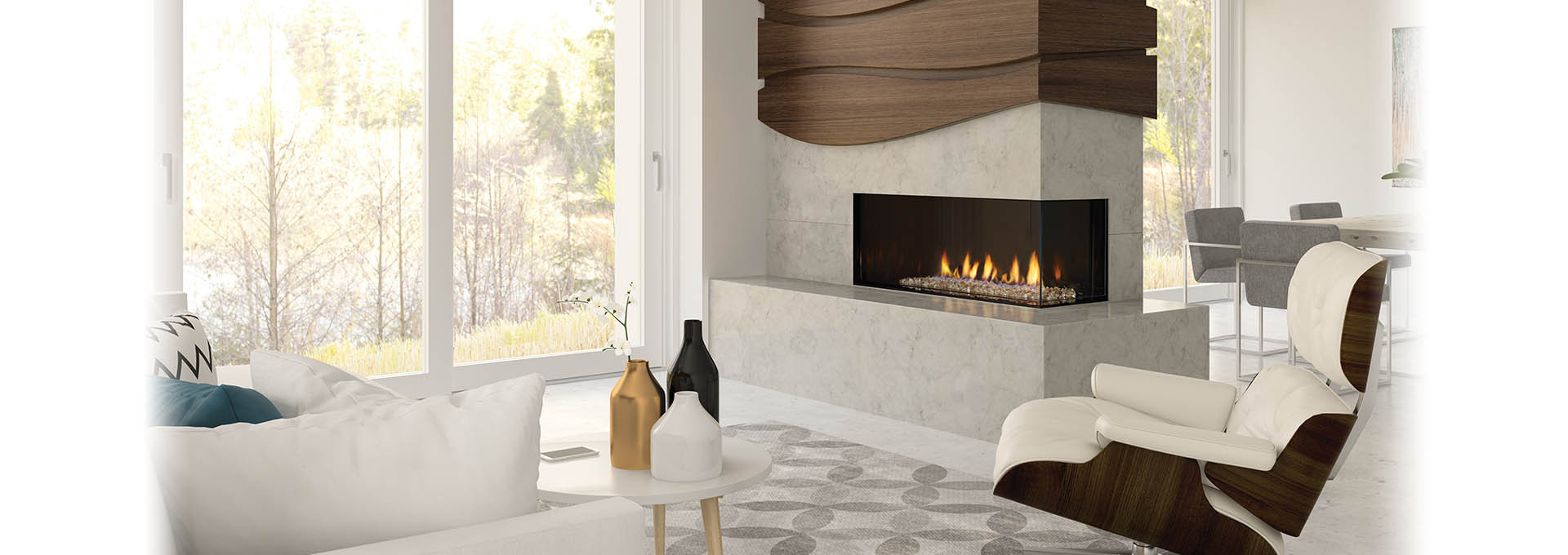 Regency Chicago Corner 40RE Gas Fireplace