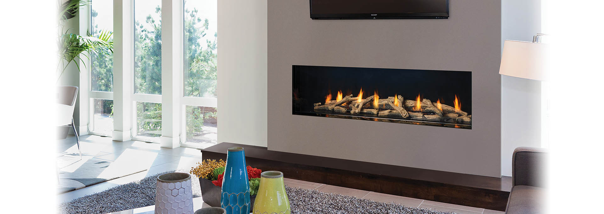Regency New York View 60 Gas Fireplace