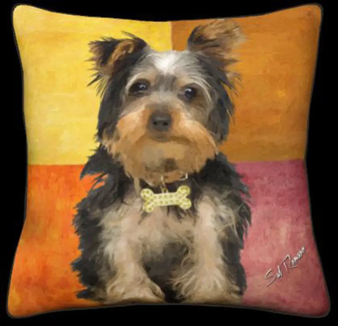 Yorkie - Squares