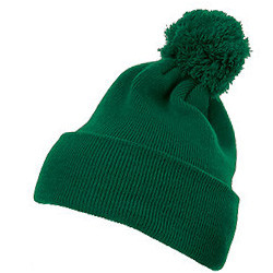 Yupoong® 1501P - Cuffed Pom Pom Knit Beanie
