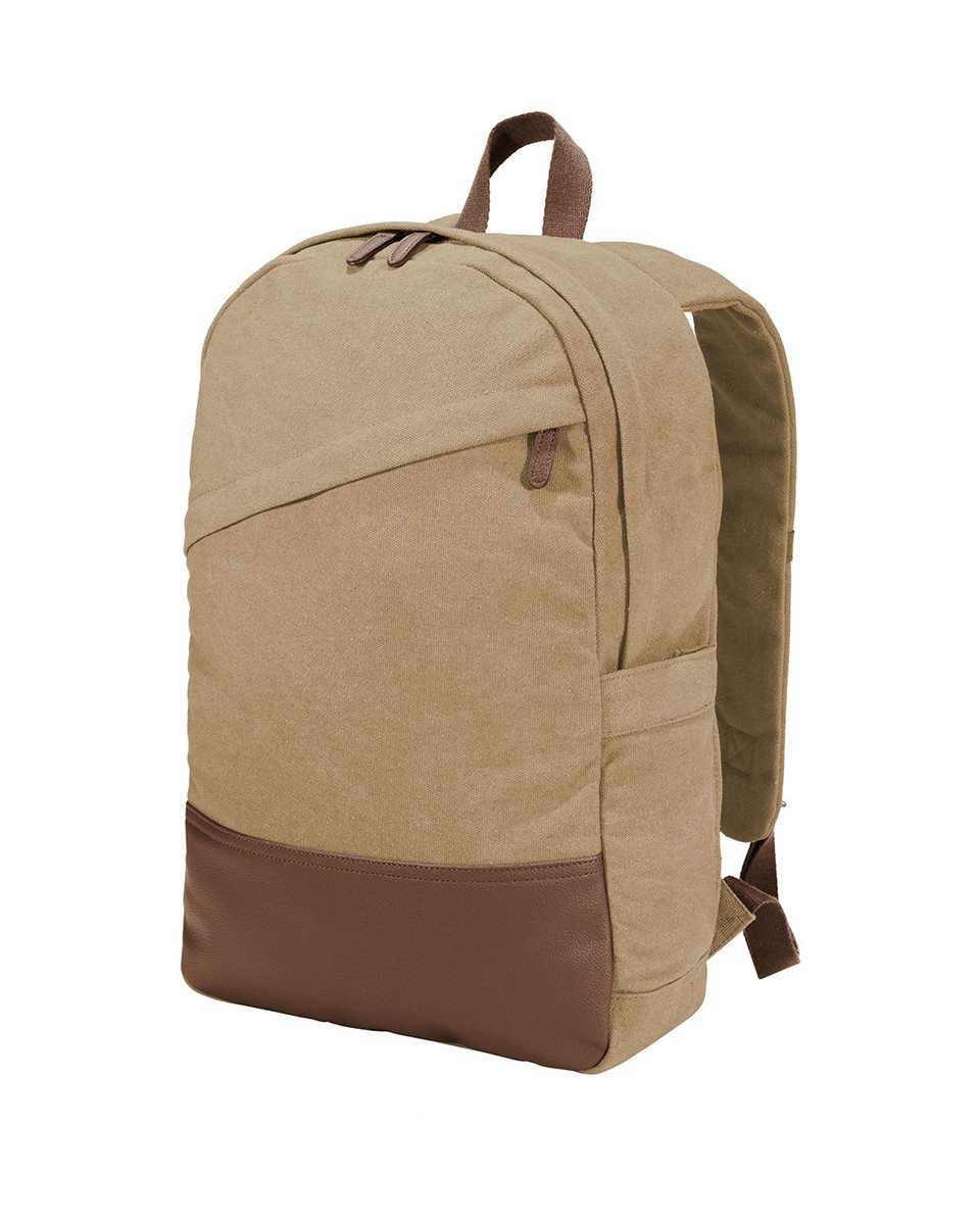 Port Authority ® Cotton Canvas Backpack