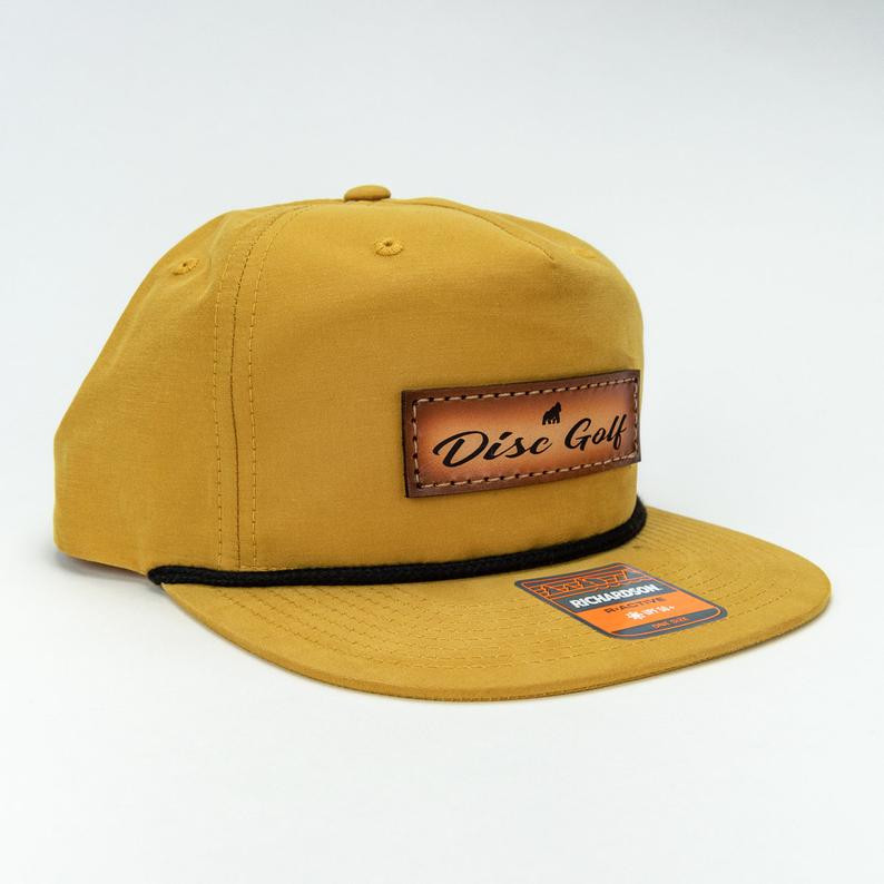 Custom Leather Patch Hats; Retro Roper Snapback - Umpqua 256