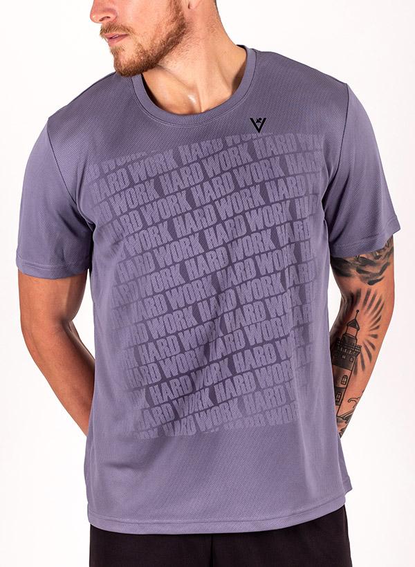 Men's "Work Hard" Short Sleeve Crew Neck Shirt
