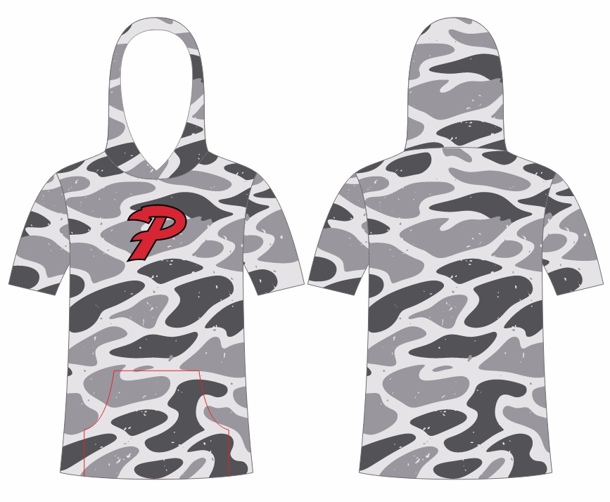 Camo Tshirt Hoodie, Dri-fit