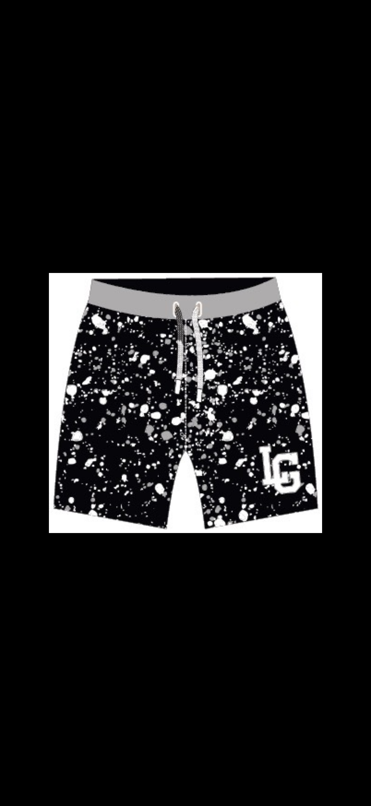 LG Splatter Shorts