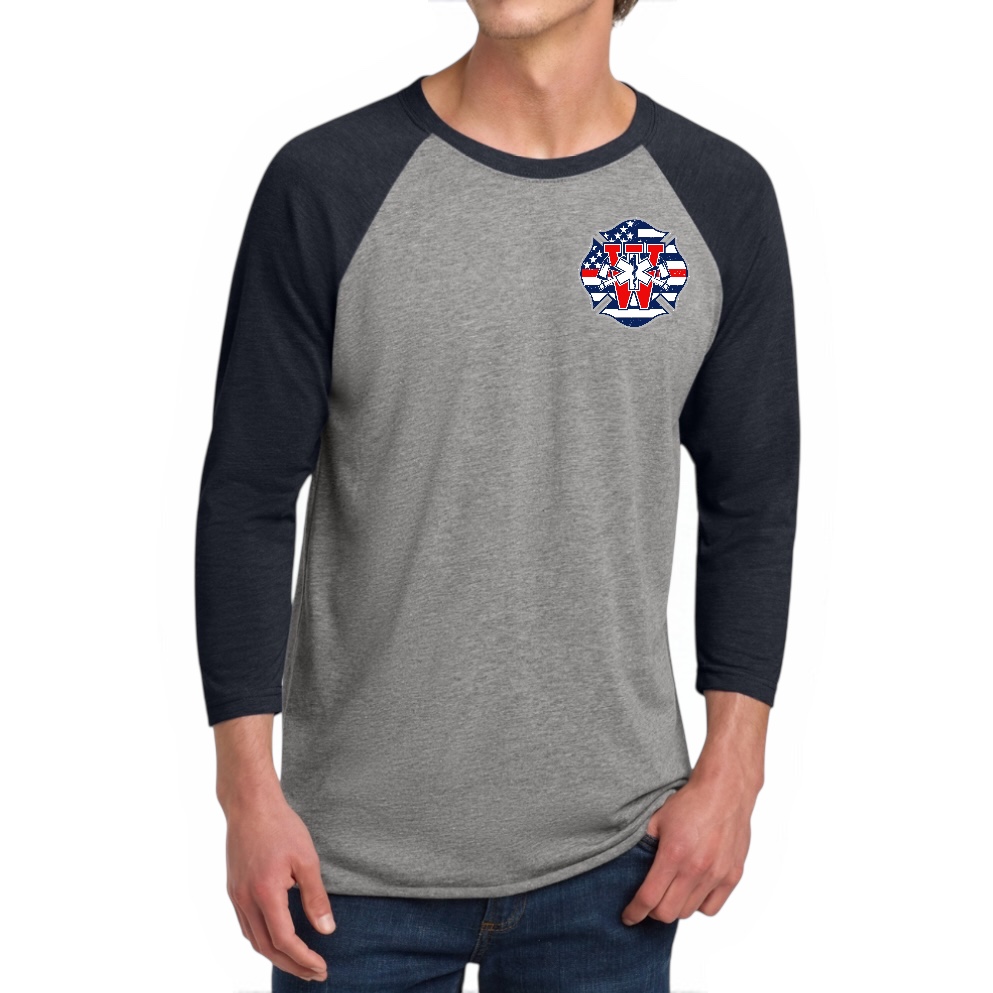 Next Level Raglan Tee 3/4 Sleeve
