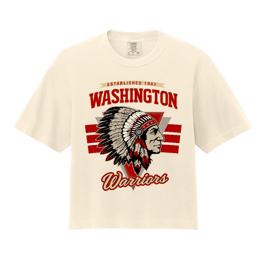 Washington Vintage Tee Mid Crop