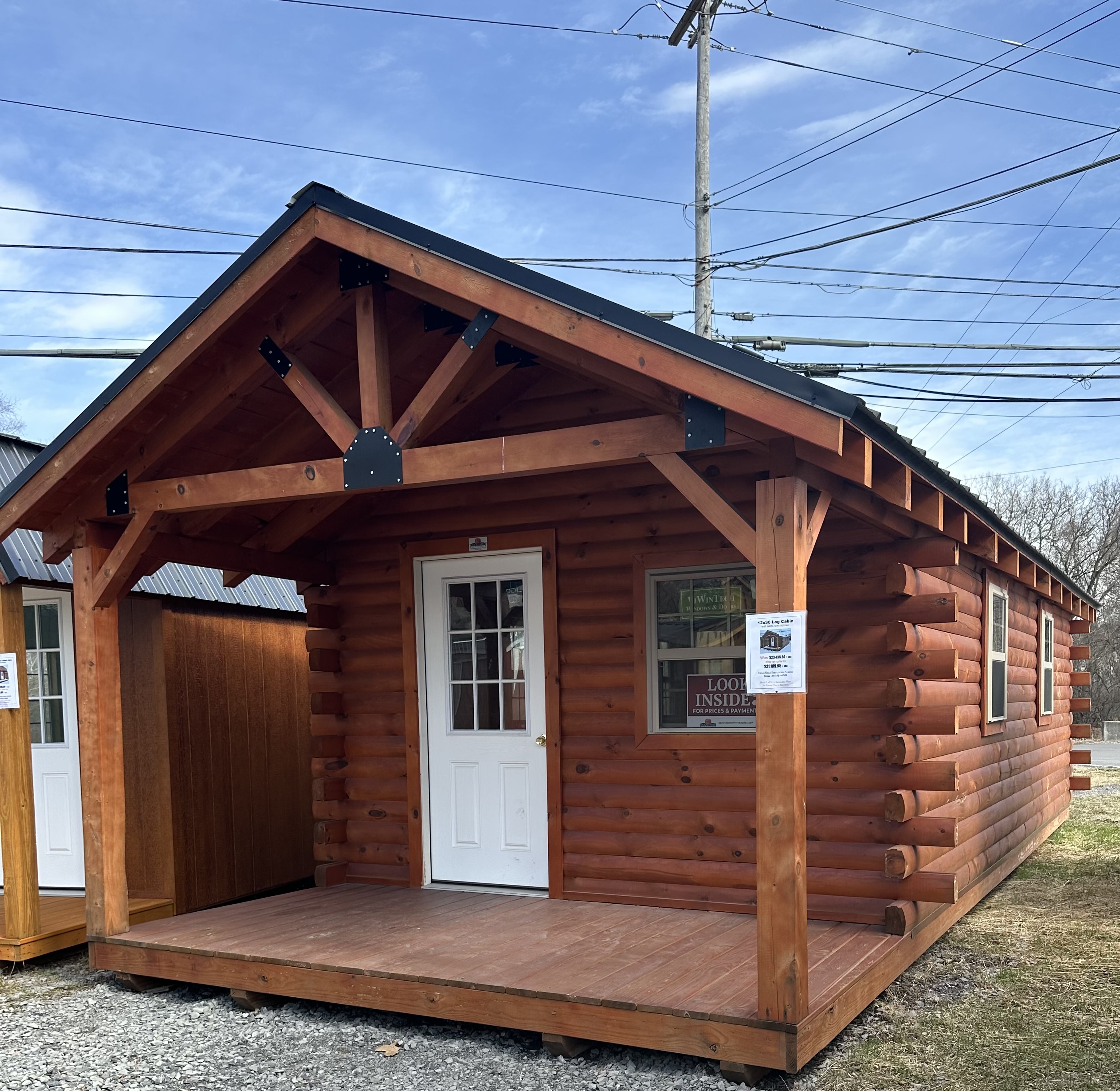 12x30 Log Cabin