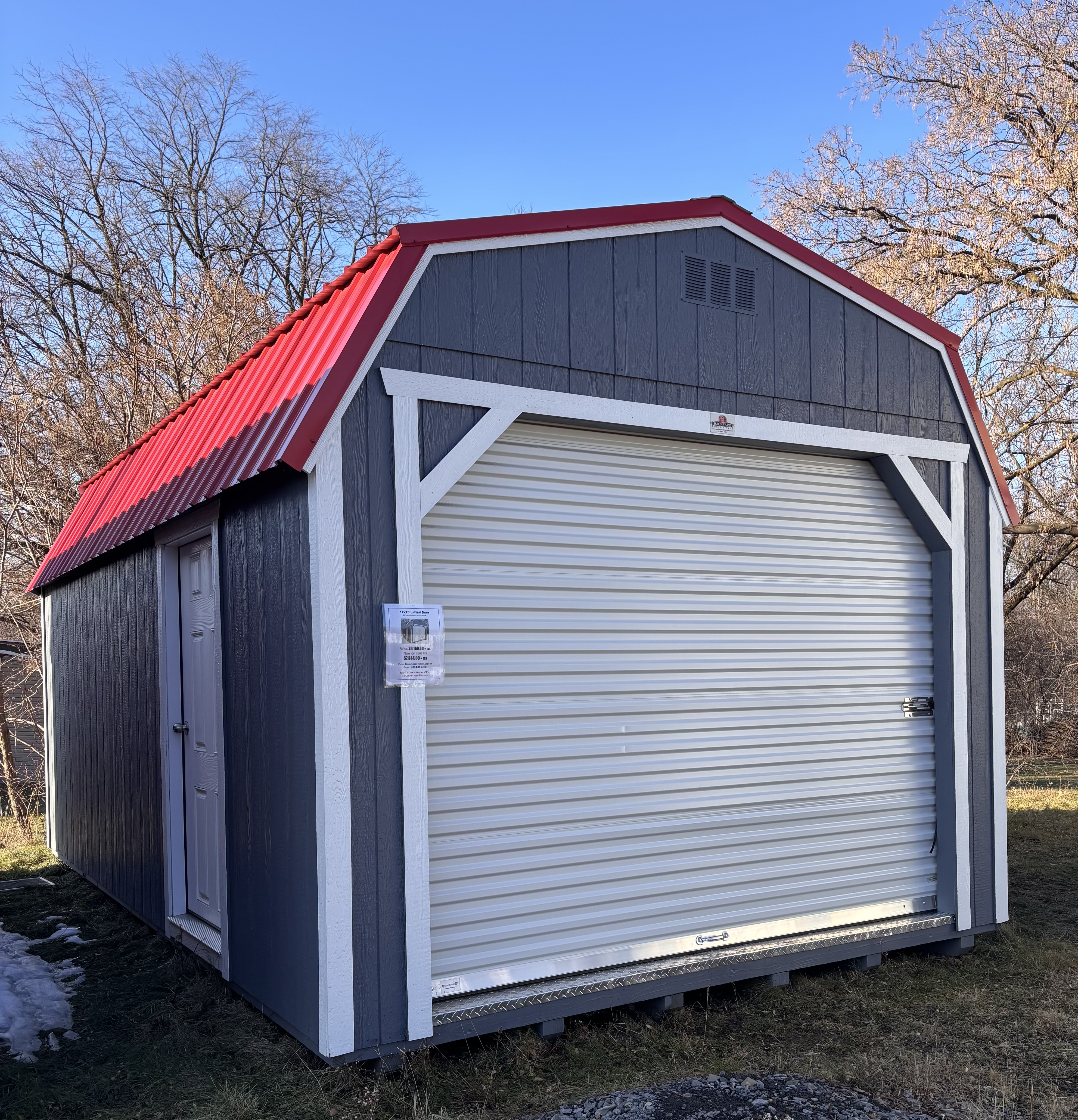 12x20 Lofted Garage 