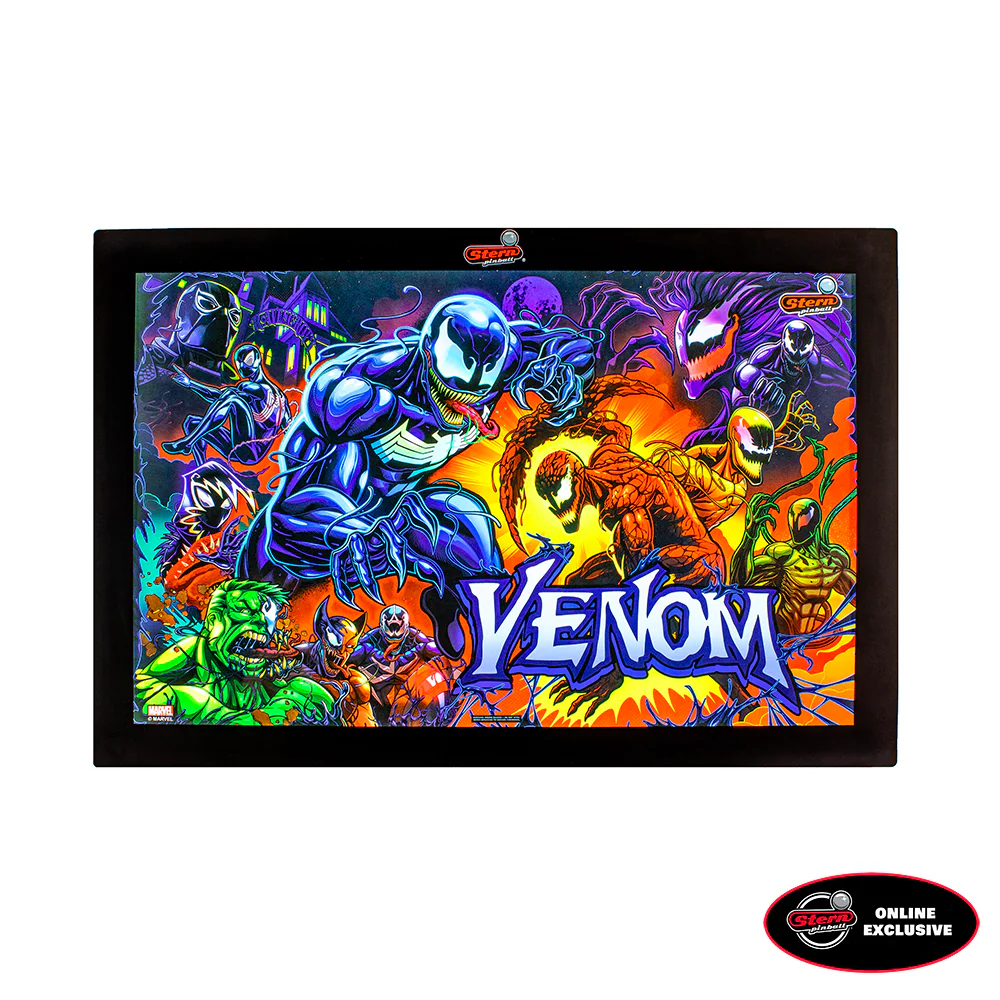Black LED Back-lit Translite Frame (LCD game display style)