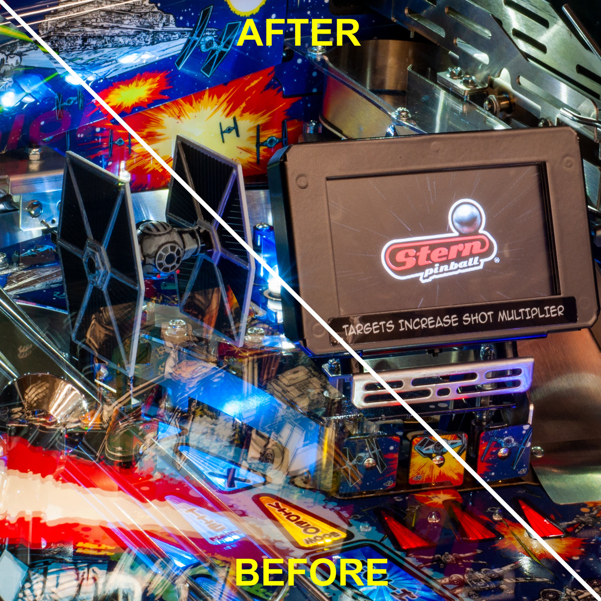 Stern High Definition Playfield Glass