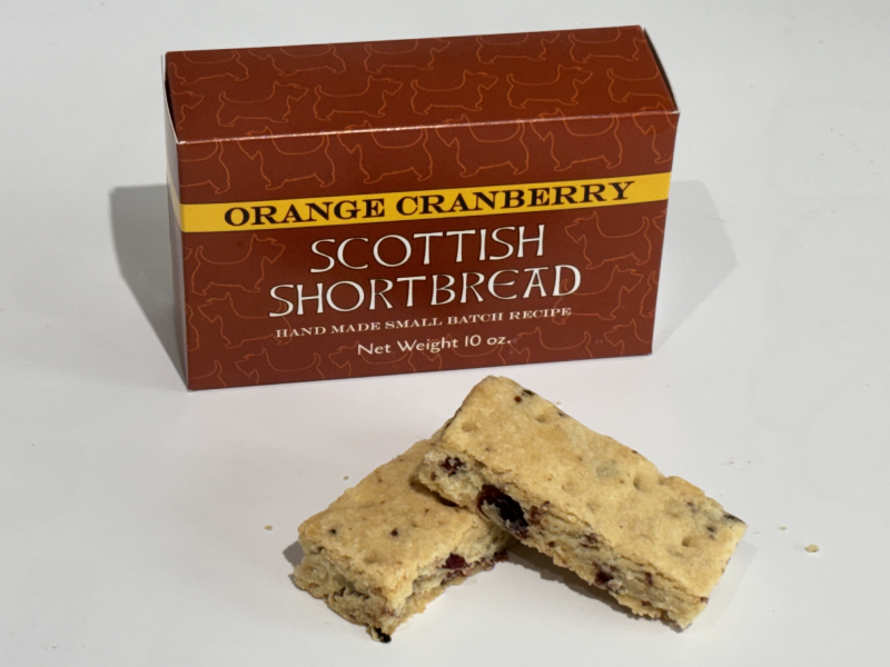 Orange Cranberry Shortbread