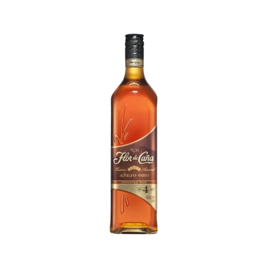 Flor de Caña 4 Year Añejo Oro Rum 750ml
