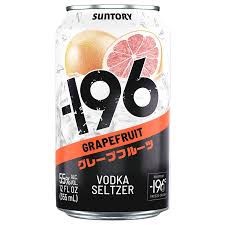 Suntory -196 Vodka Seltzer Grapefruit 355ml