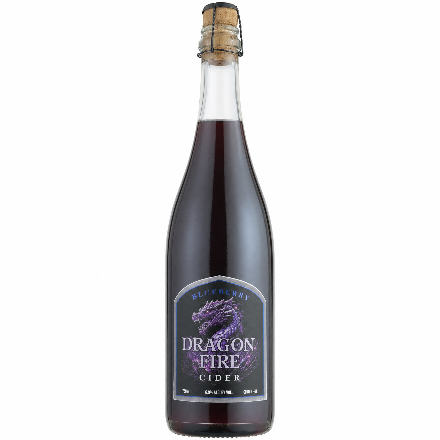 Dragon Fire Blueberry 750ml
