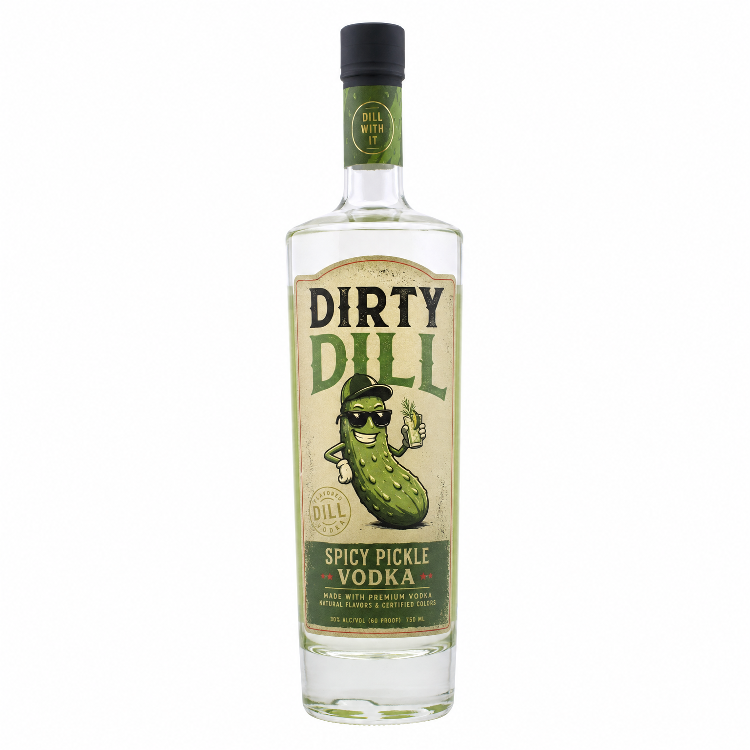 Dirty Dill Spicy Pickle Vodka 750ml