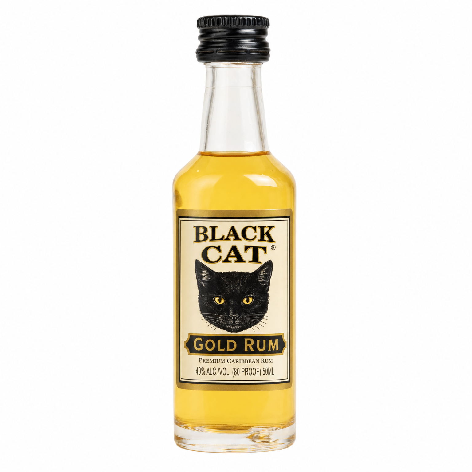 Black Cat Gold Rum 50ml