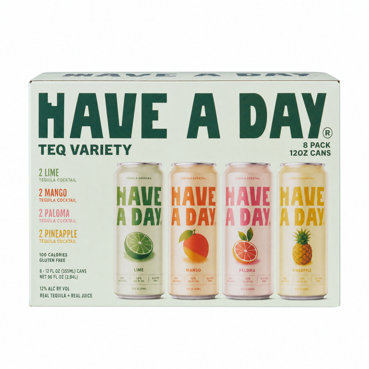 Have A Day Teq Variety 8pk 12oz Cans