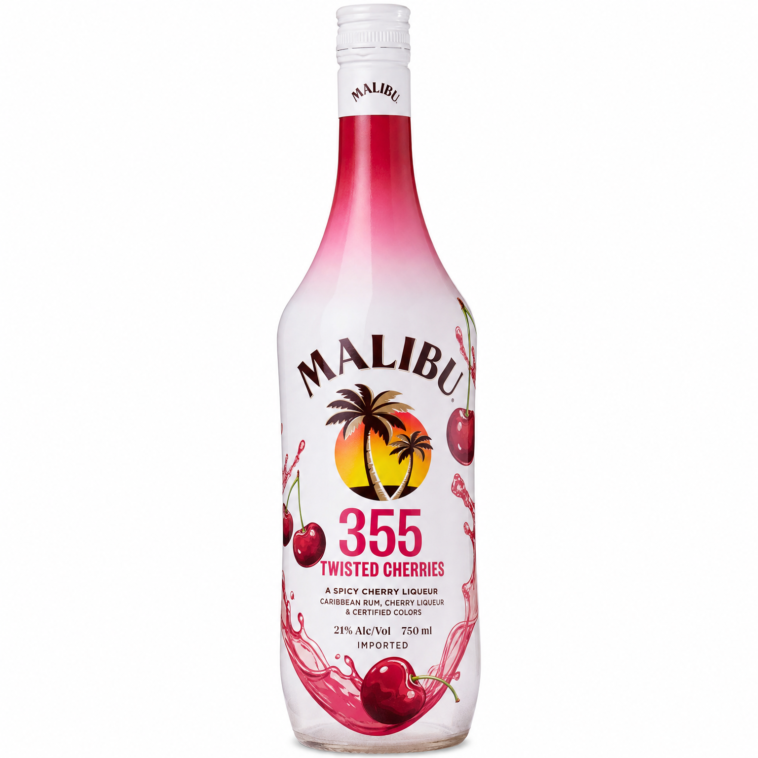 Malibu Twisted Cherries 355ml