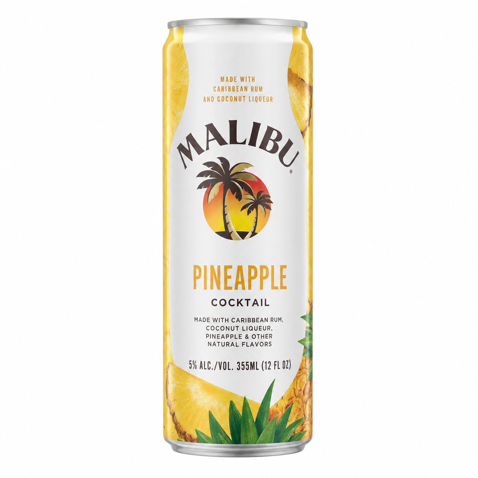 Malibu Pineapple Rum Cocktail 355ml