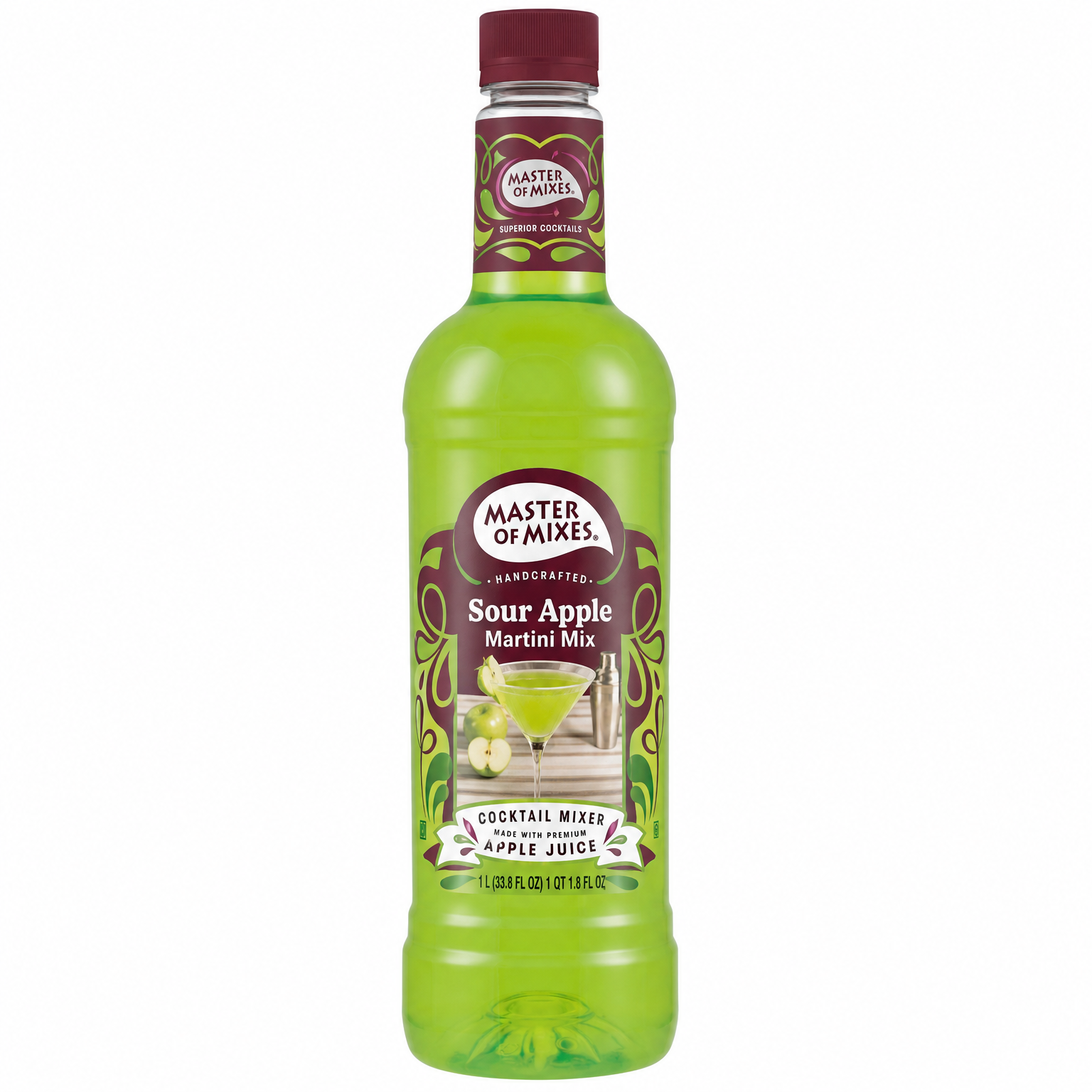 Master Of Mixes Sour Apple Martini Mix 1L