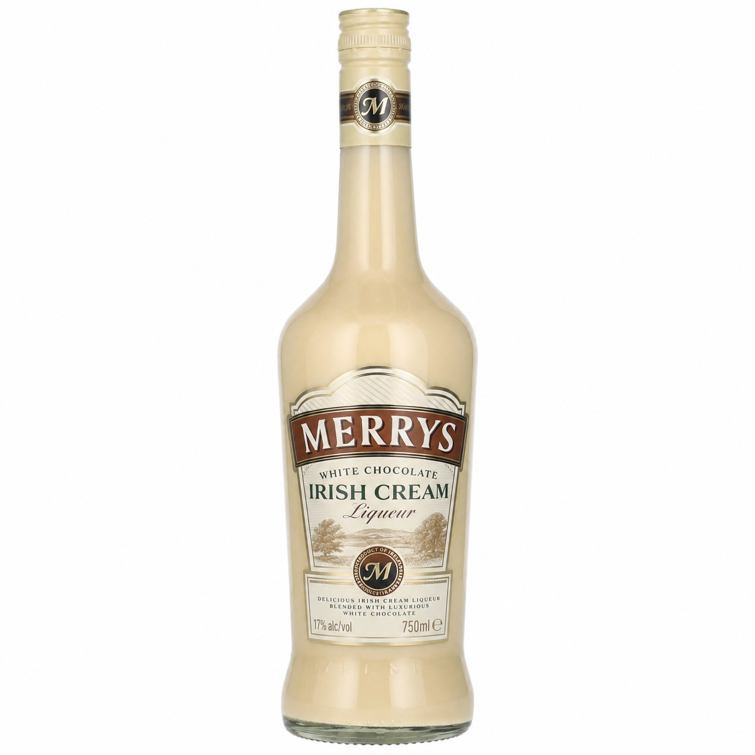 Merrys White Chocolate Irish Cream Liqueur 750ml