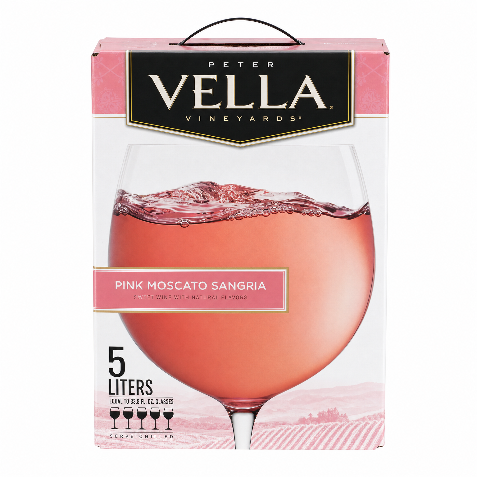Peter Vella Pink Moscato Sangria 5L