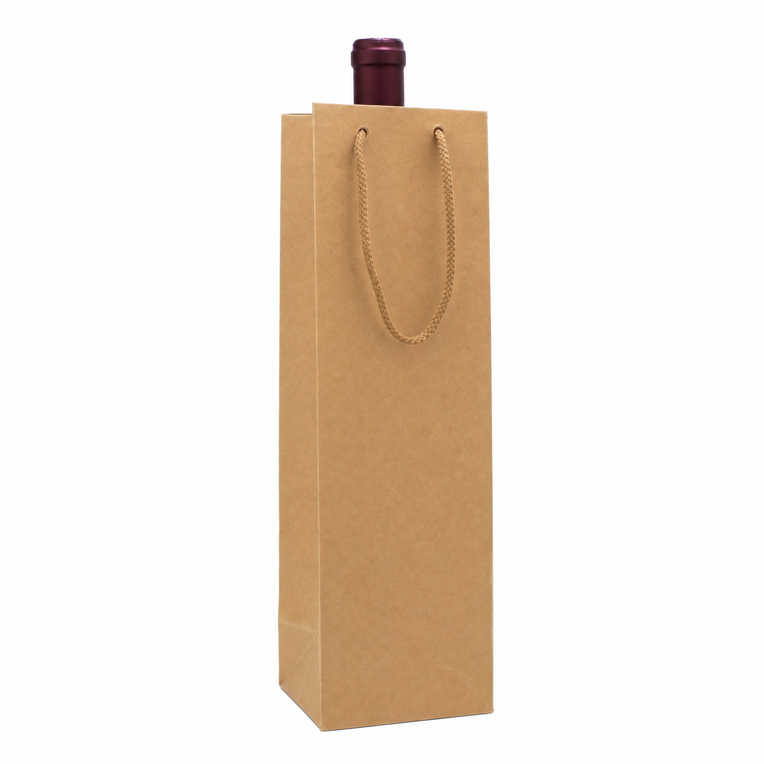 Wine Bag Kraft Single True Brands