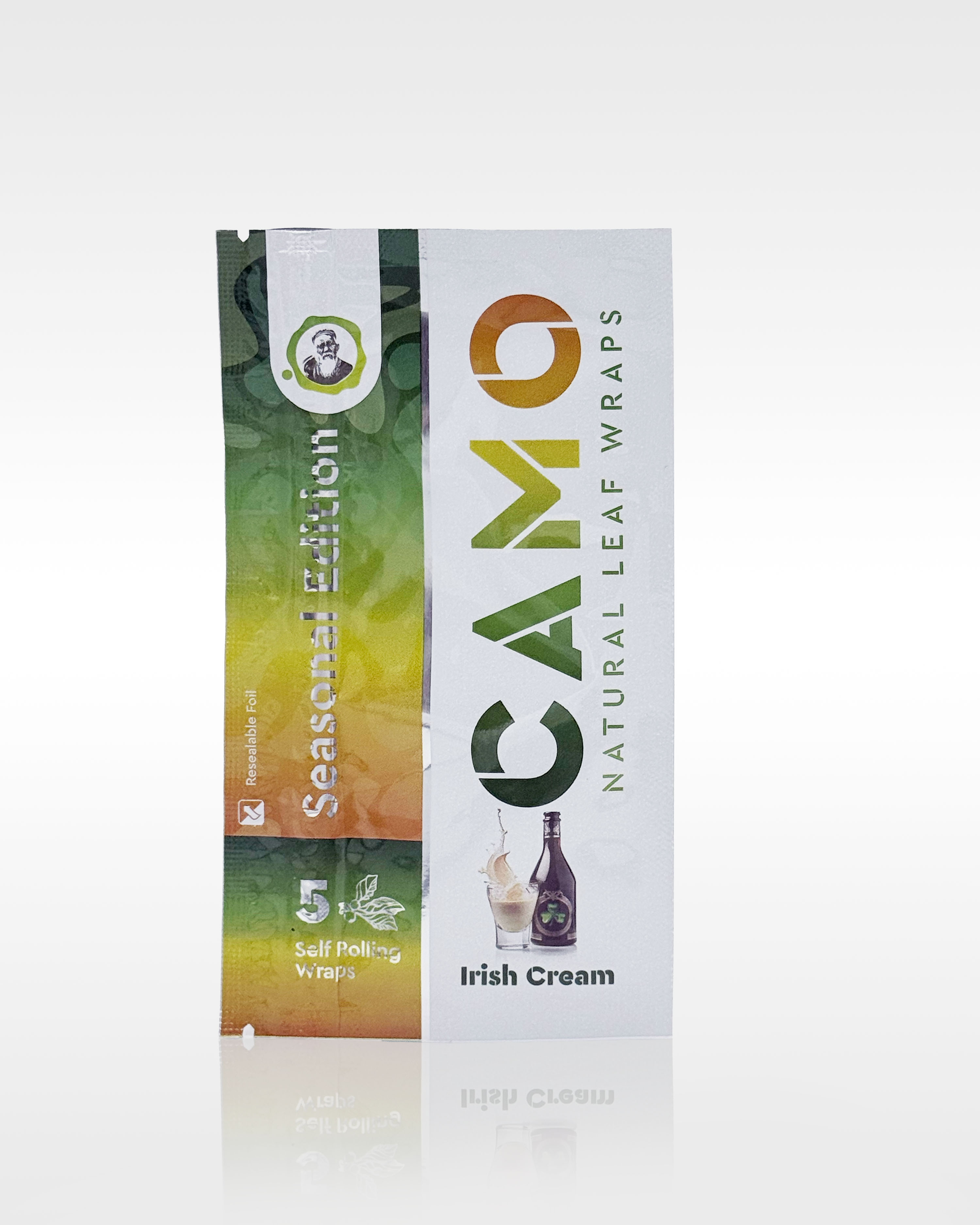 Camo Leaf Wrap (5 PK) - Irish Cream
