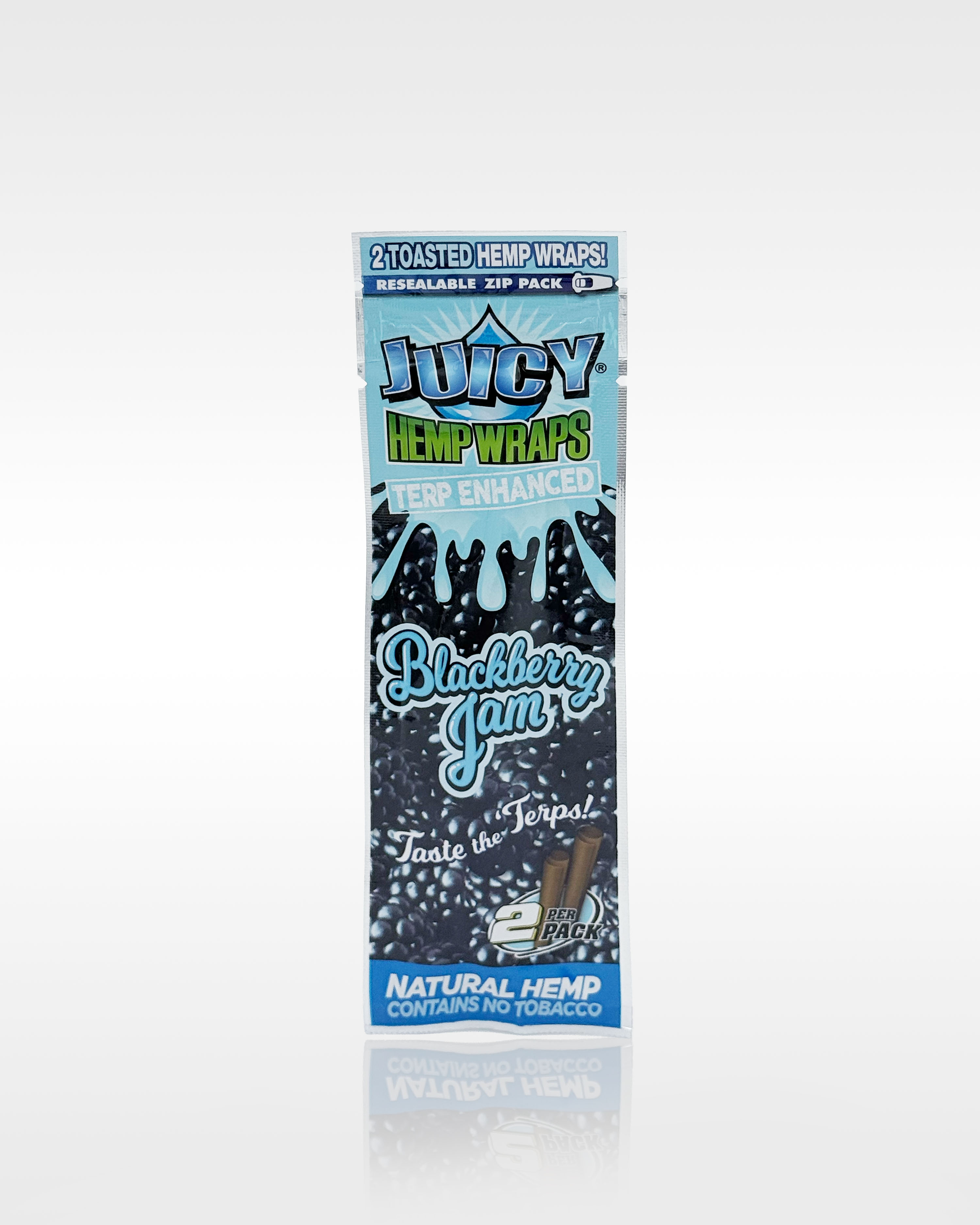 Juicy Hemp Wraps (2pk) - Blackberry Jam