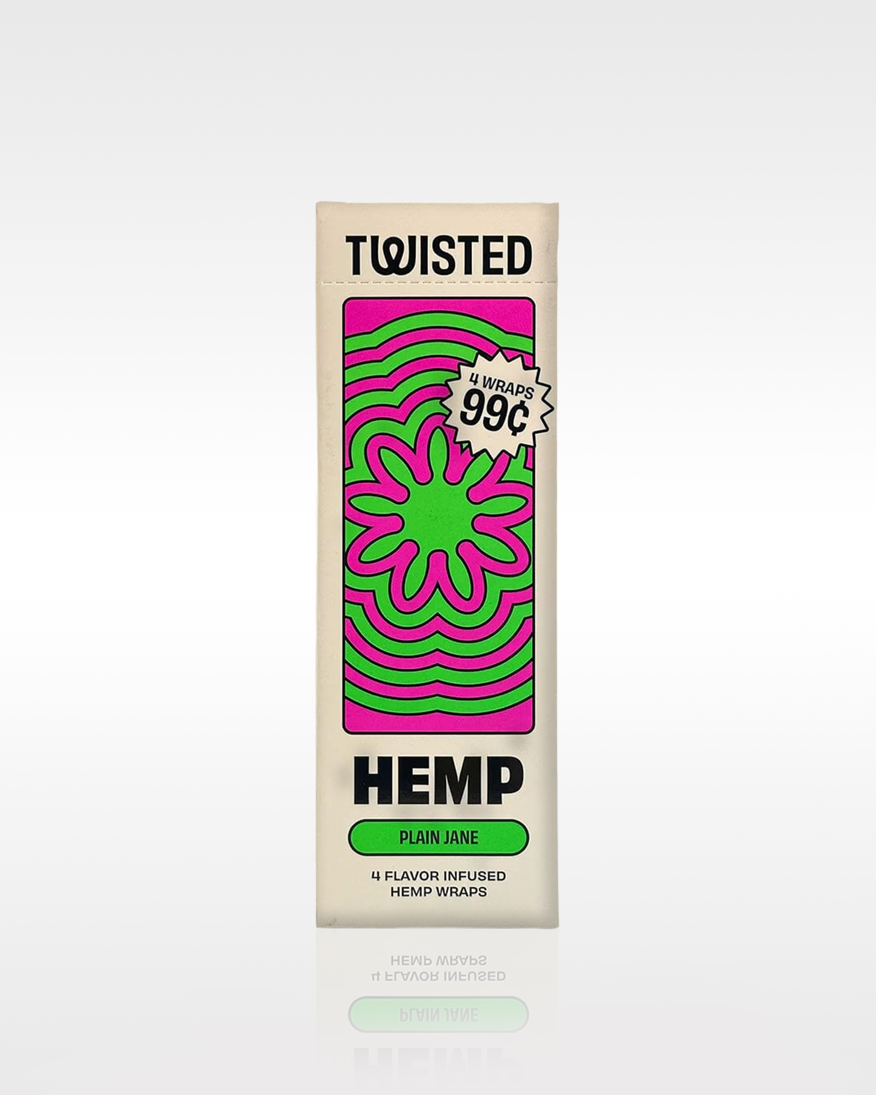 Twisted Hemp Wrap (4 PK) - Plain Jane