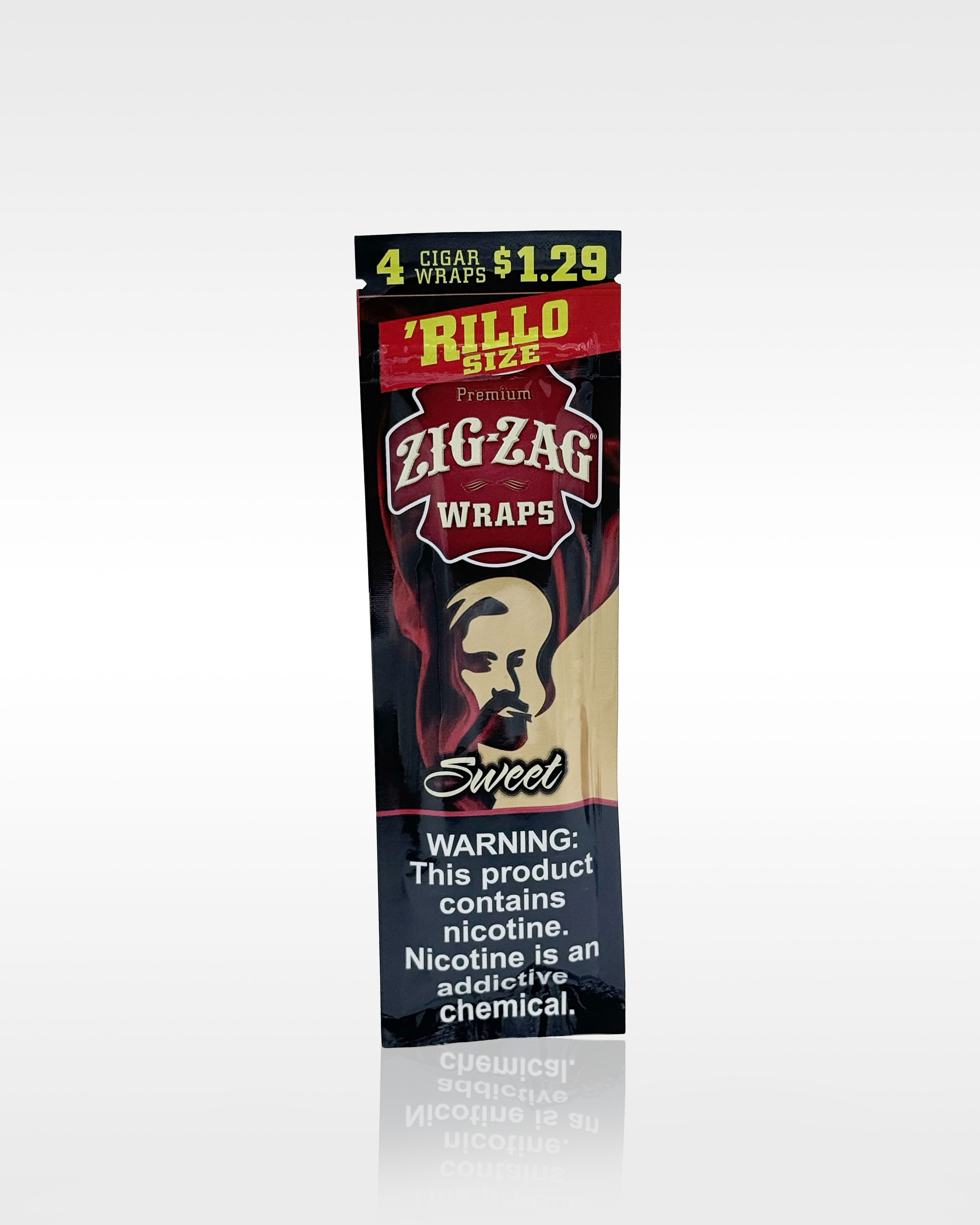 Zig Zag Rillo Wraps (4 PK) - Sweet