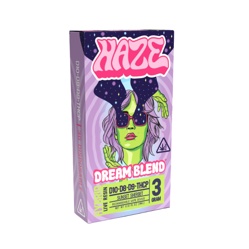 Haze - Dream Blend Live Resin Vape - Hybrid -3g