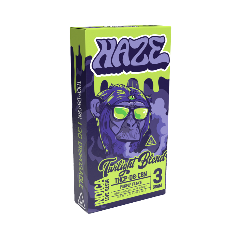 Haze - Twilight Blend Live Resin Vape - Indica -3g