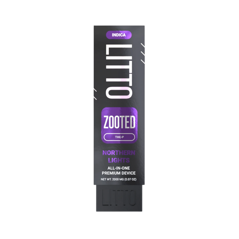 LITTO - ZOOTED - Indica - Live Resin THCA – Northern Lights