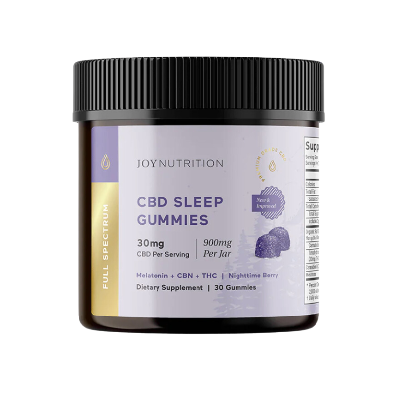 Joy Organics - Sleep Gummies - CBD + THC + Melatonin - 30mg