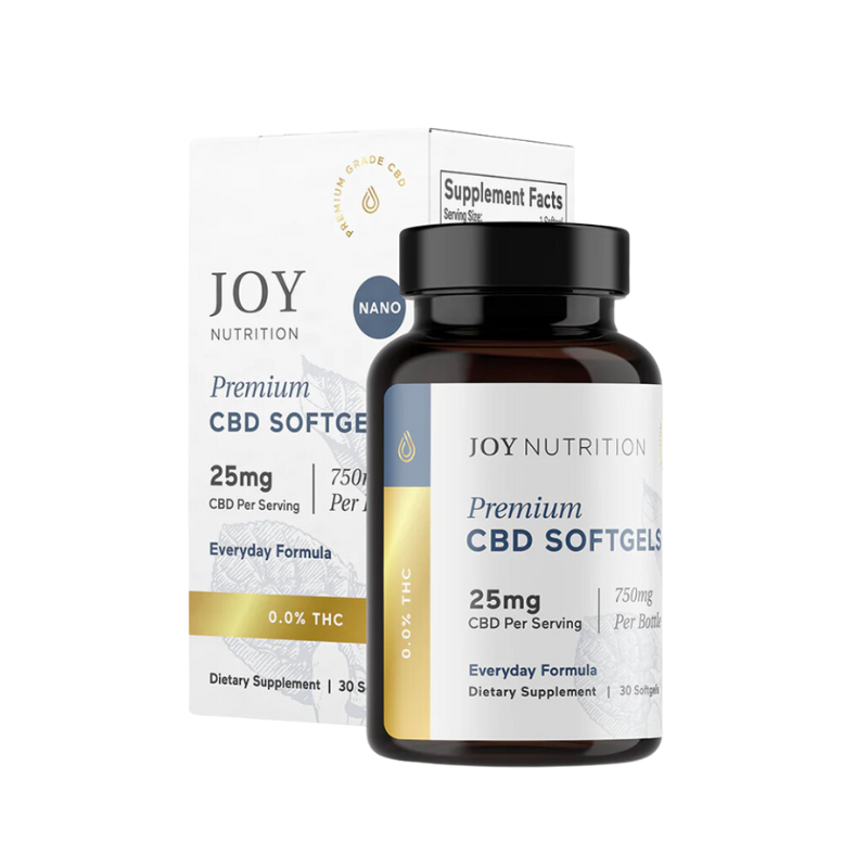 Joy Organics - Broad Spectrum Everyday CBD Softgels - 25mg