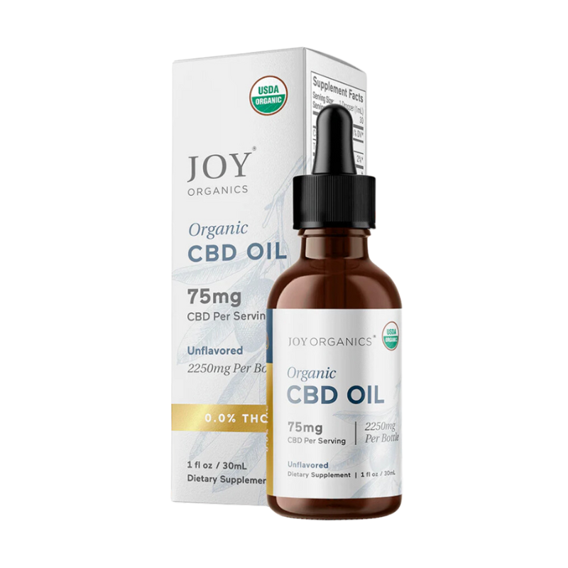 Joy Organics - Broad Spectrum CBD Tincture - 75mg