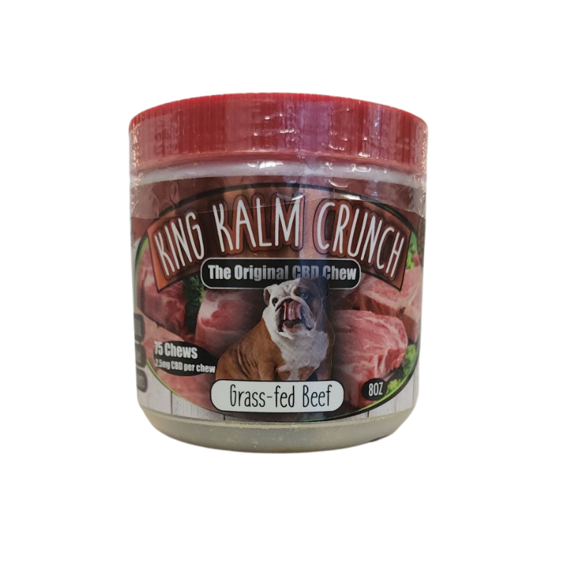 KING KALM Crunch CBD Treats - Grass Fed Beef