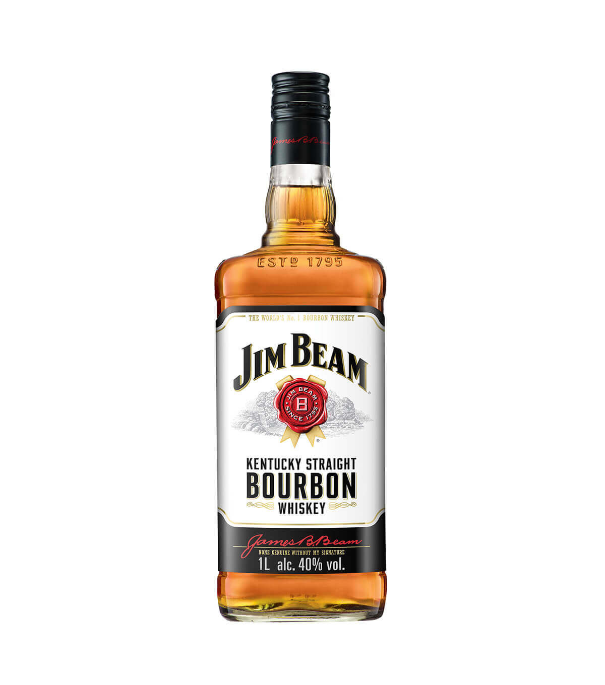 Jim Beam Kentucky Straight Bourbon Whiskey 1L