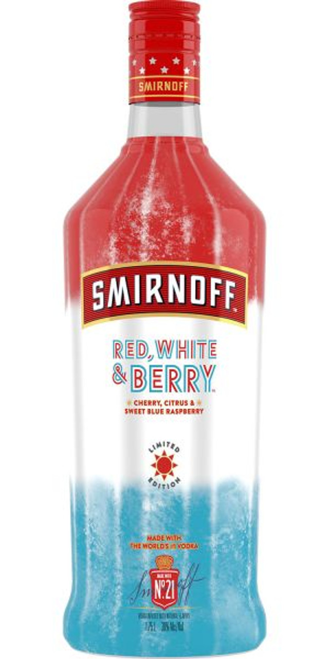 Smirnoff Red, White & Berry Flavored Vodka 1L
