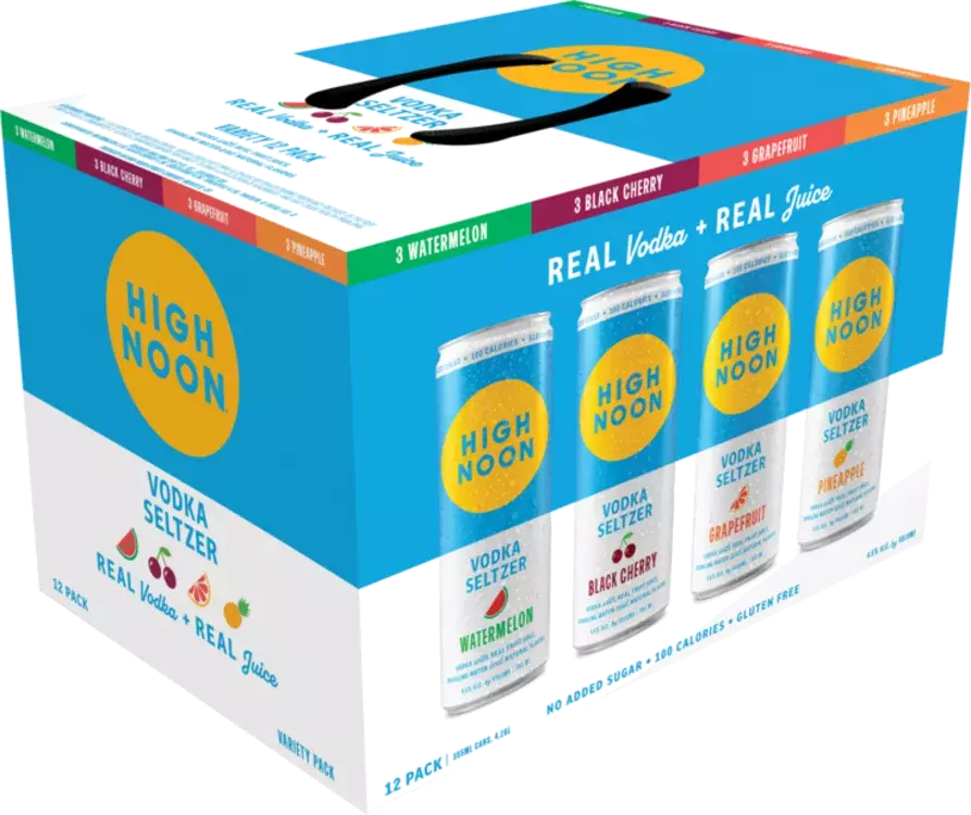 High Noon Vodka Seltzer Variety Pack 12 x 355ml