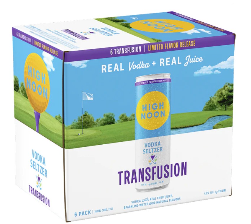 High Noon Transfusion Vodka Seltzer 6pk 12oz Cans