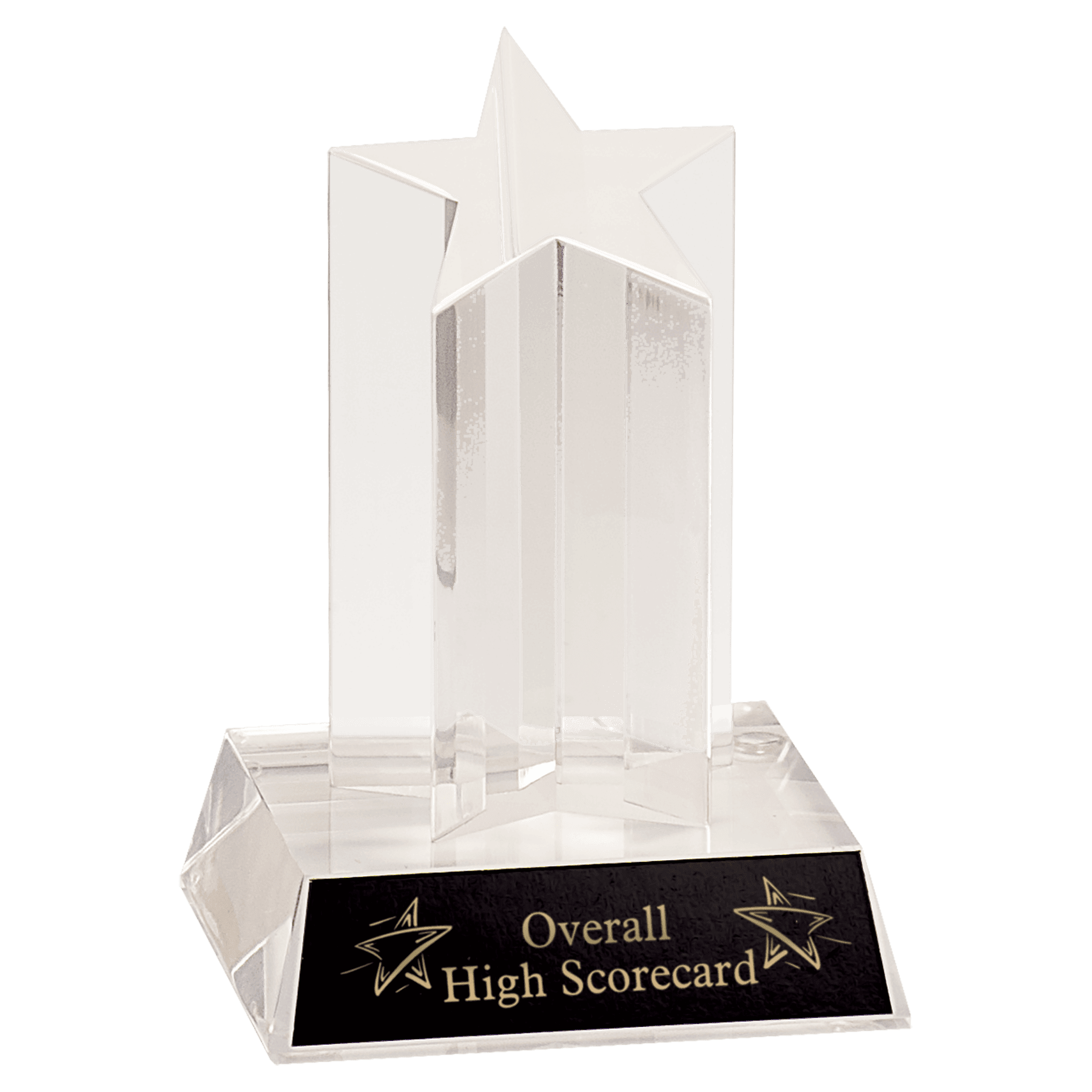 Acrylic Star Column 5 Inch