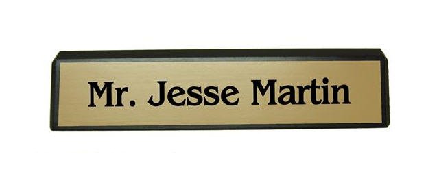 Deep Black Wood Desk Wedge