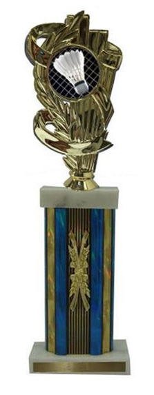 Badminton Large Column Trophies