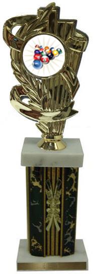 Billiard 2 Large Column Trophies