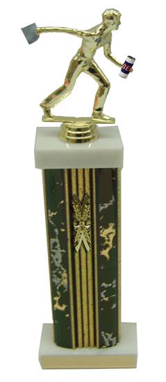 Male Column Cornhole Drinking Trophies
