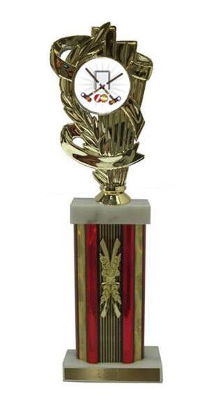 Croquet Large Column Trophies
