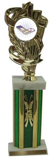 Large Column Domino Trophies